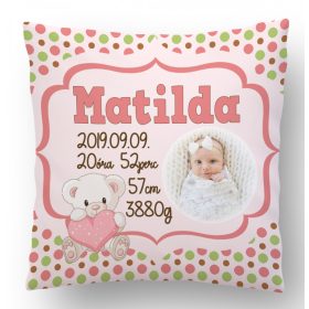 Fényképes Megérkeztem Párna