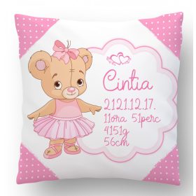 Balerina maci Megérkeztem párna! Baba párna