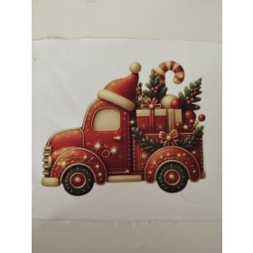 Textilpanel karácsonyi mintákkal