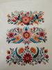 Textilpanel népi motívumokkal